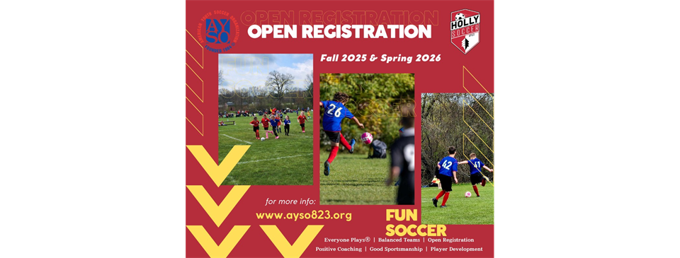Fall 2025/Spring 2026 Registration is open! 