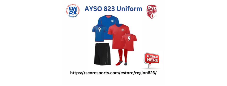 Order your uniform now to get in time for game day 9/6!